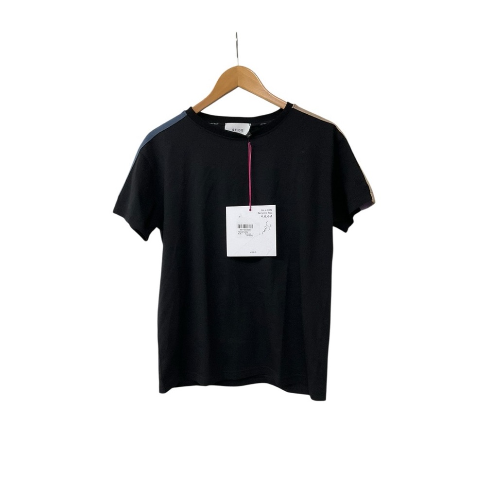 NWT Shoe Clothing Brand Black Short Sleeve T Shirt Top XL